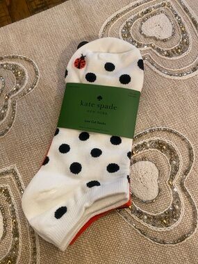 kate spade low cut socks -3pk